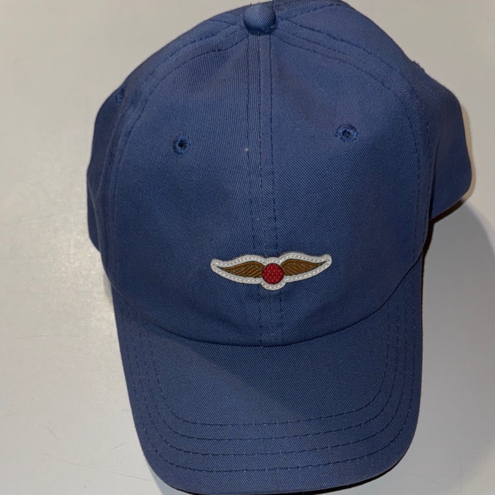 Pukka classic blue golf cap with Embroidered Emblem‎